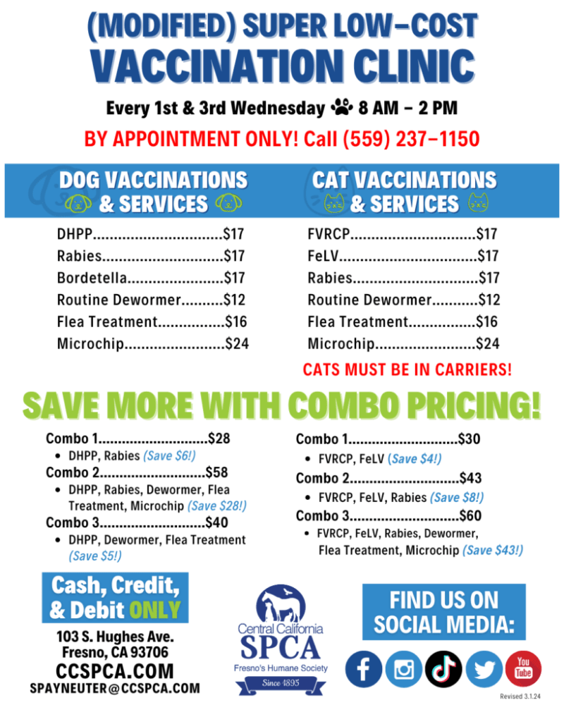 Free Dog Vaccinations Near Me 2023